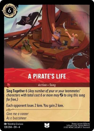 A Pirates Life 128/204 Ursula's Return Lorcana card