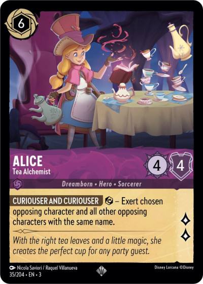 Alice Tea Alchemist 35/204 Into the Inklands Lorcana card