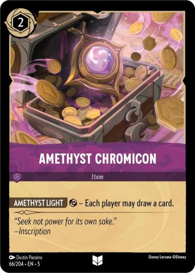 Amethyst Chromicon 66/204 Shimmering Skies Lorcana card