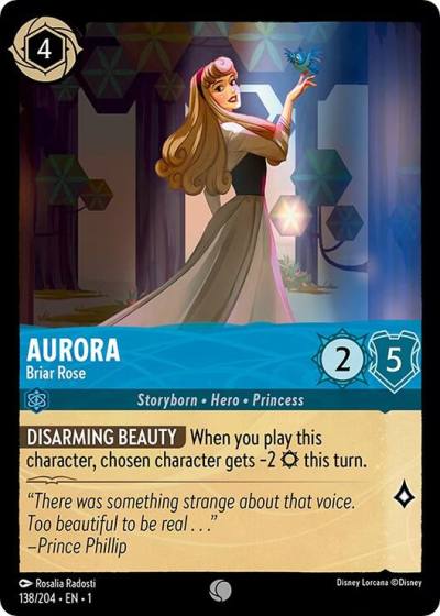 Aurora Briar Rose 138/204 The First Chapter Lorcana card