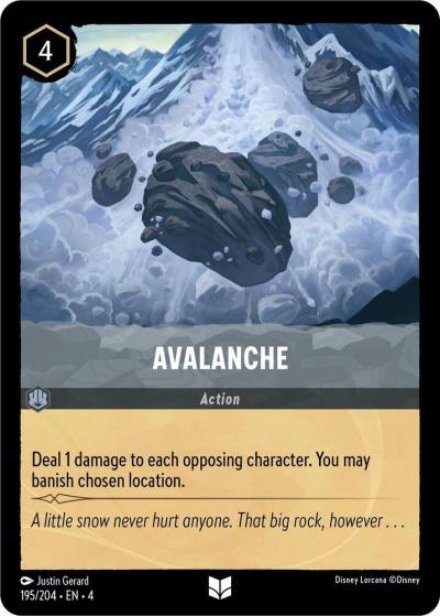 Avalanche 195/204 Ursula's Return Lorcana card