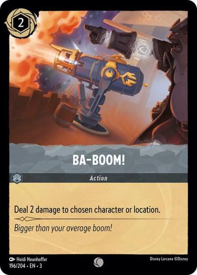Ba Boom 196/204 Into the Inklands Lorcana card