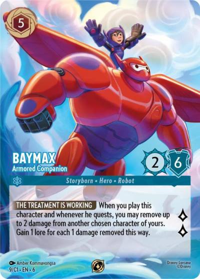 Baymax Armored Companion 9 Disney Lorcana Promo Cards Lorcana card