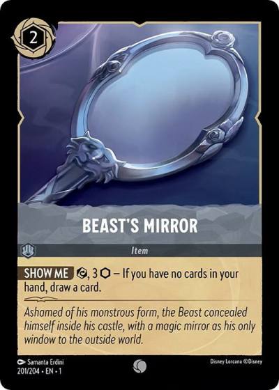 Beasts Mirror 201/204 The First Chapter Lorcana card