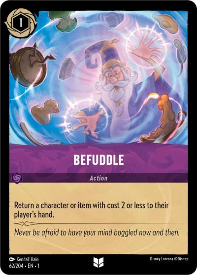Befuddle 62/204 The First Chapter Lorcana card
