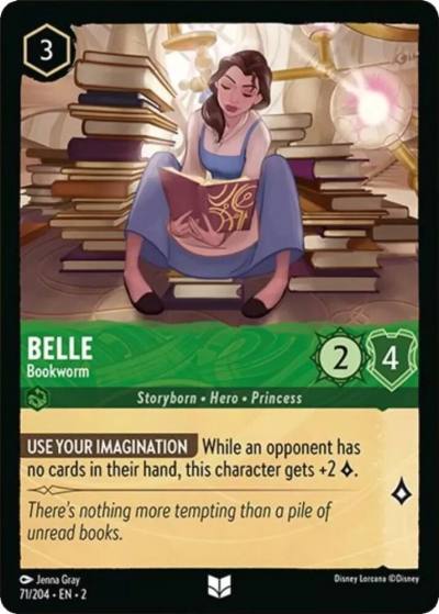 Belle Bookworm 71/204 Rise of the Floodborn Lorcana card