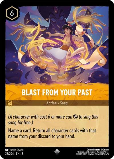 Blast From Your Past 28/204 Shimmering Skies Lorcana card