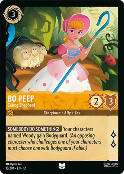 Bo Peep Caring Shepherd 13/204 Wilds Unknown Lorcana card