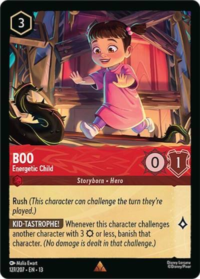 Boo Energetic Child 127/207 Attack of the Vine! Lorcana card