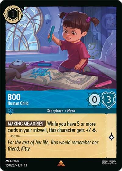 Boo Human Child 160/204 Attack of the Vine! Lorcana card