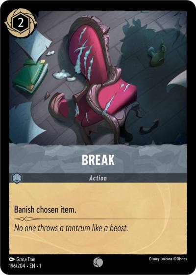 Break 196/204 The First Chapter Lorcana card