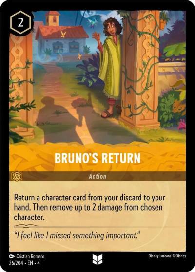 Brunos Return 26/204 Ursula's Return Lorcana card