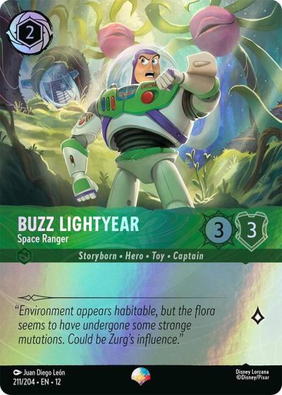 Buzz Lightyear Space Ranger (Epic) 211/204 Wilds Unknown Lorcana card