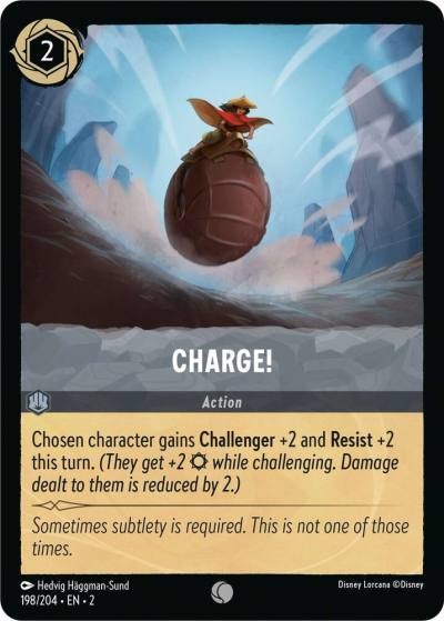Charge 198/204 Rise of the Floodborn Lorcana card