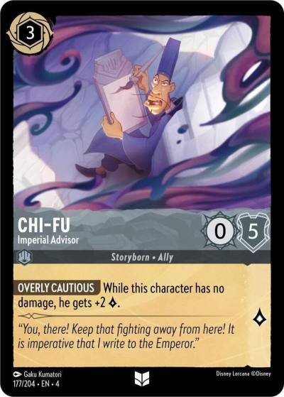 Chi Fu Imperial Advisor 177/204 Ursula's Return Lorcana card