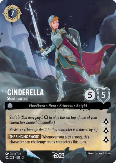 Cinderella Stouthearted 2 D23 Promos Lorcana card