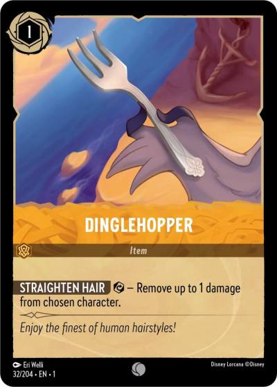 Dinglehopper 32/204 The First Chapter Lorcana card