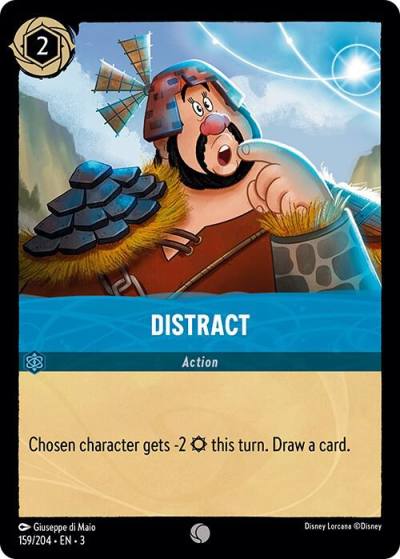 Distract 159/204 Into the Inklands Lorcana card