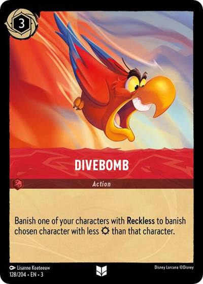 Divebomb 128/204 Into the Inklands Lorcana card