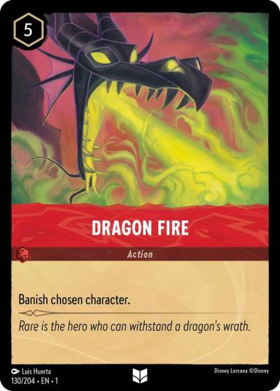 Dragon Fire 130/204 The First Chapter Lorcana card