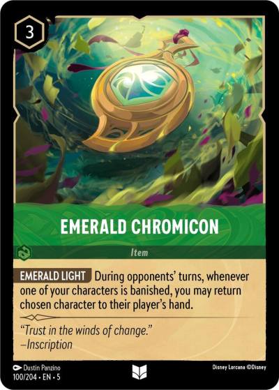 Emerald Chromicon 100/204 Shimmering Skies Lorcana card