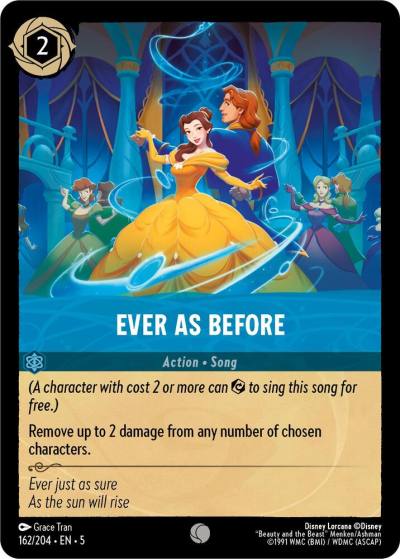 Ever as Before 162/204 Shimmering Skies Lorcana card