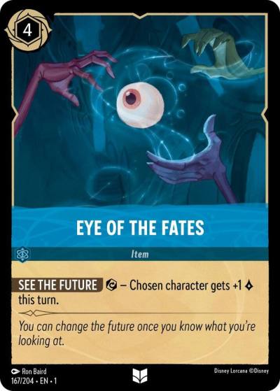 Eye of the Fates 167/204 The First Chapter Lorcana card