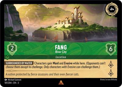 Fang River City 101/204 Into the Inklands Lorcana card