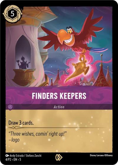 Finders Keepers 4 Disney Lorcana Promo Cards Lorcana card