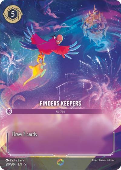 Finders Keepers Enchanted 210/204 Shimmering Skies Lorcana card