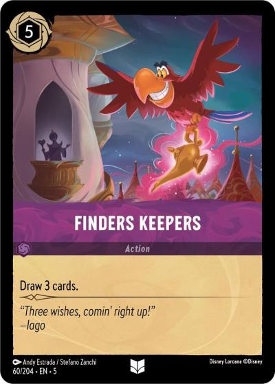 Finders Keepers 60/204 Shimmering Skies Lorcana card