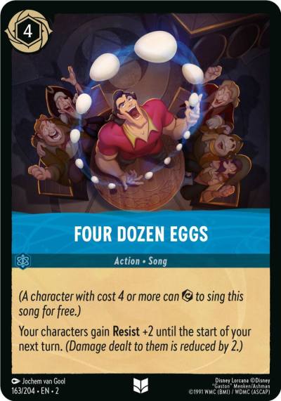 Four Dozen Eggs 163/204 Rise of the Floodborn Lorcana card