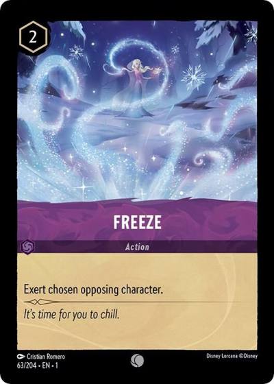 Freeze 63/204 The First Chapter Lorcana card