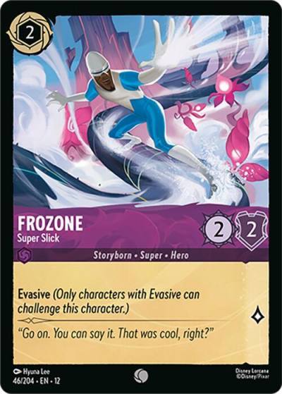 Frozone Super Slick 46/204 Wilds Unknown Lorcana card