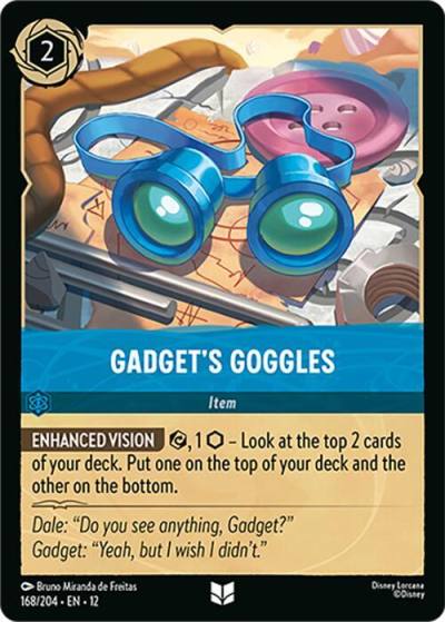 Gadget's Goggles 168/204 Wilds Unknown Lorcana card