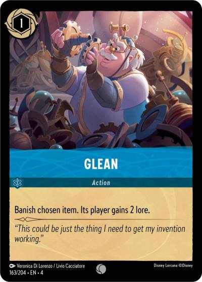 Glean 163/204 Ursula's Return Lorcana card