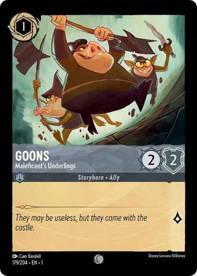 Goons Maleficents Underlings 179/204 The First Chapter Lorcana card