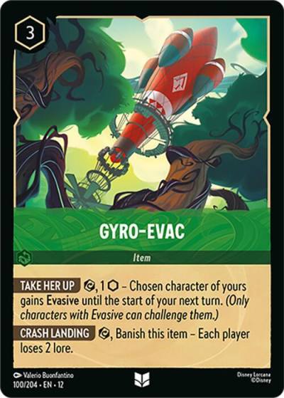 Gyro-Evac 100/204 Wilds Unknown Lorcana card