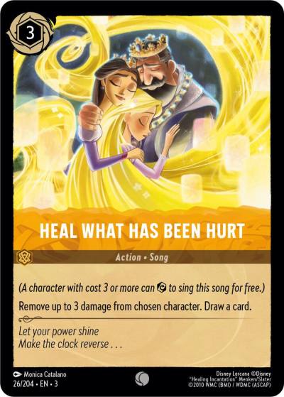 Heal What Has Been Hurt 26/204 Into the Inklands Lorcana card