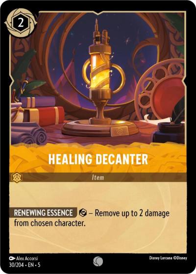 Healing Decanter 30/204 Shimmering Skies Lorcana card