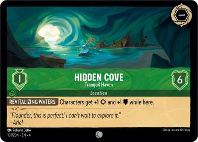 Hidden Cove Tranquil Haven 101/204 Ursula's Return Lorcana card