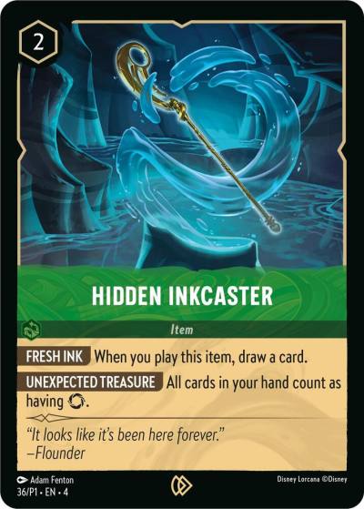 Hidden Inkcaster 36 Disney Lorcana Promo Cards Lorcana card