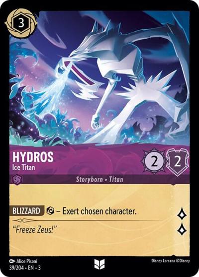 Hydros Ice Titan 39/204 Into the Inklands Lorcana card