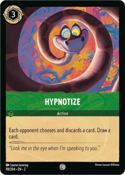 Hypnotize 98/204 Rise of the Floodborn Lorcana card