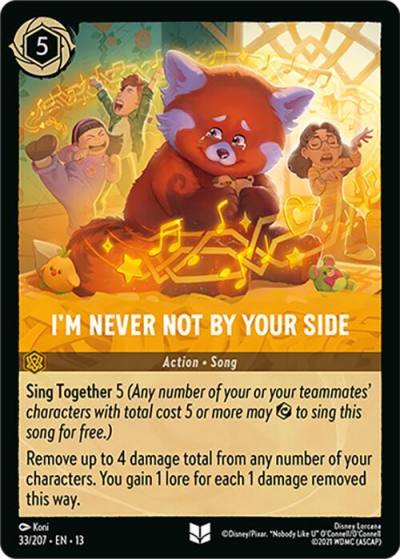 I'm Never Not by Your Side 33/204 Attack of the Vine! Lorcana card