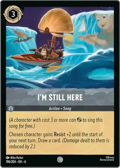 Im Still Here 196/204 Azurite Sea Lorcana card