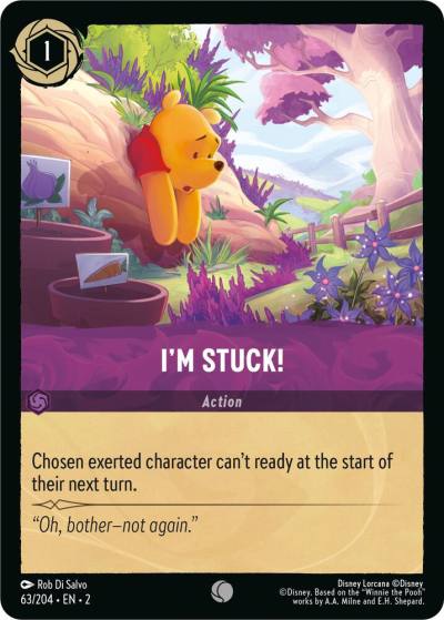 Im Stuck 63/204 Rise of the Floodborn Lorcana card
