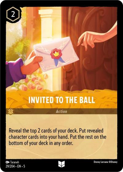 Invited to the Ball 29/204 Shimmering Skies Lorcana card