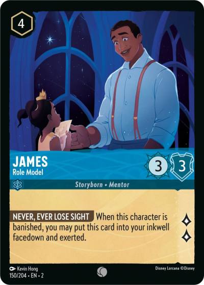 James Role Model 150/204 Rise of the Floodborn Lorcana card