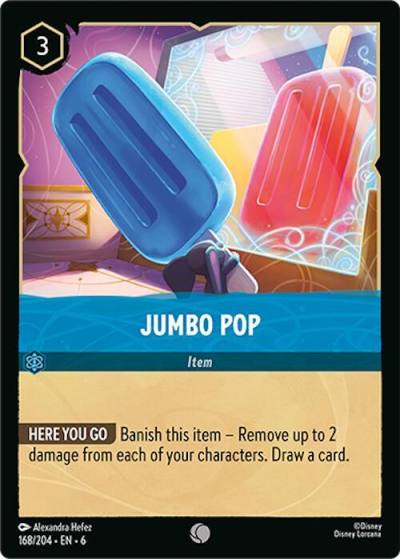 Jumbo Pop 168/204 Azurite Sea Lorcana card